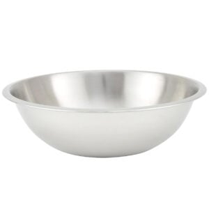 Image of a stainless steel 5 quart bowl
