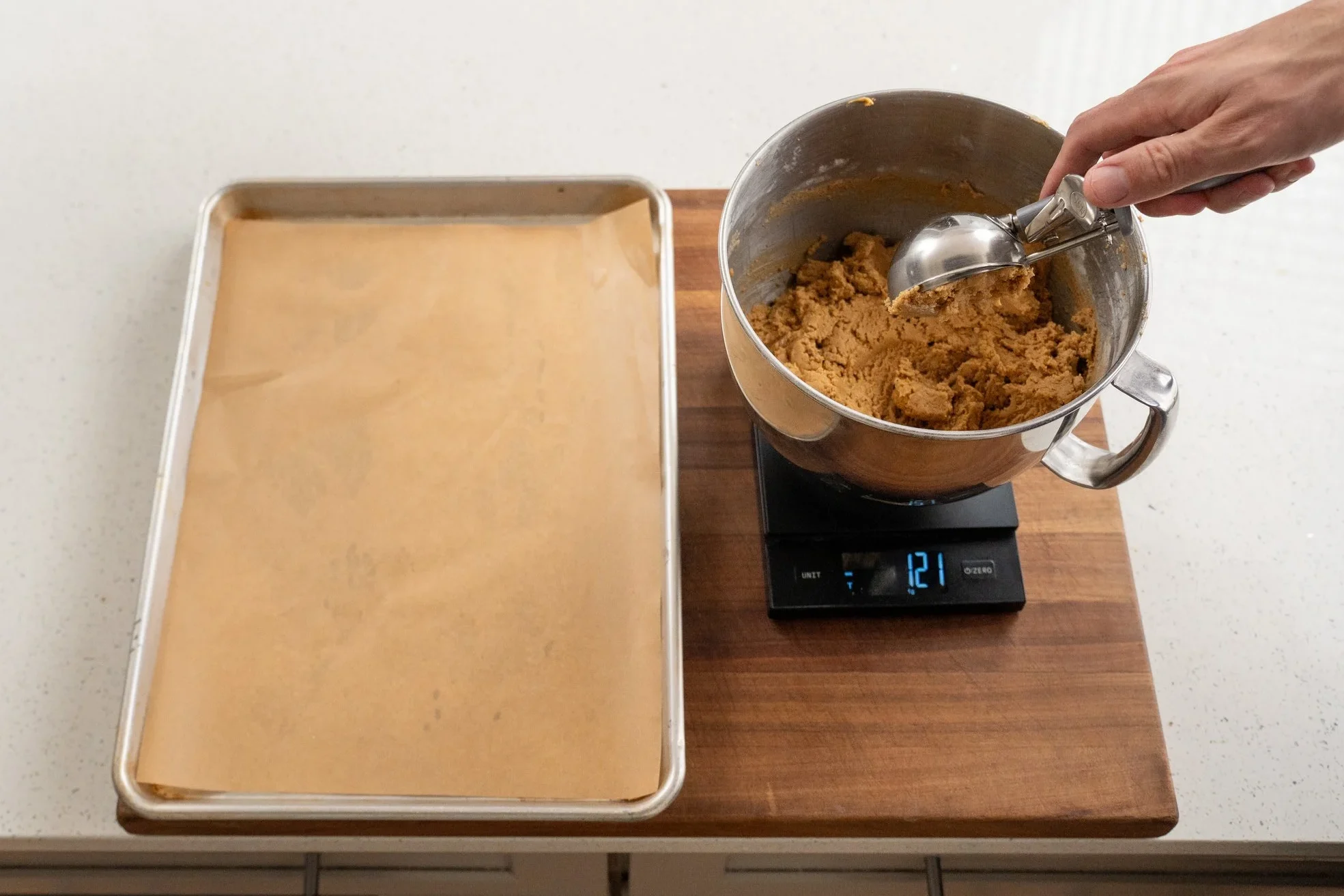 120 gram peanut butter cookie measure