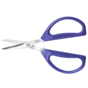 kitchen scissors with blue handle